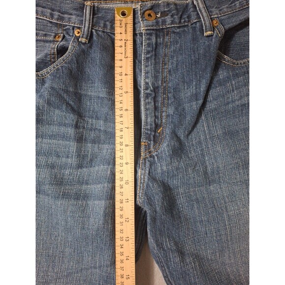 Levis 559 Jeans Mens 36x34 Denim Pants Washed Out Wide Leg Straight Loose Work - Picture 3 of 13